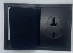 Single ID Recessed Badge Wallet BPD Baltimore Police Dept Small Retired Badge