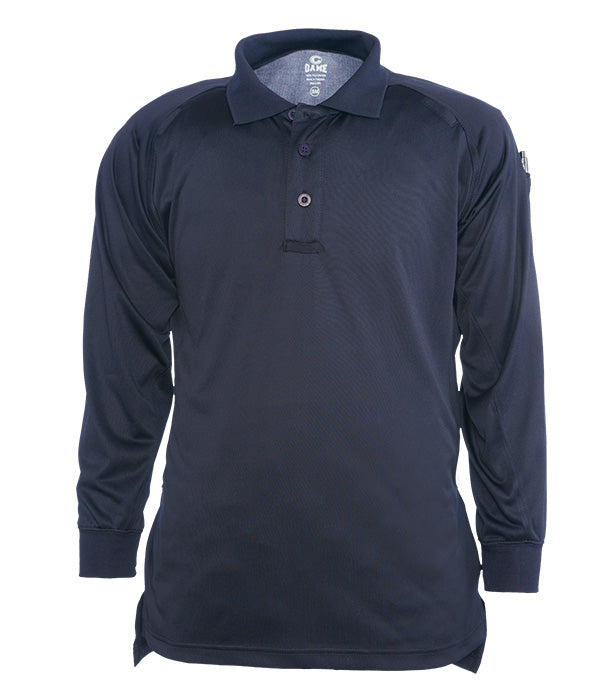 Polo Shirt Long Sleeve Navy