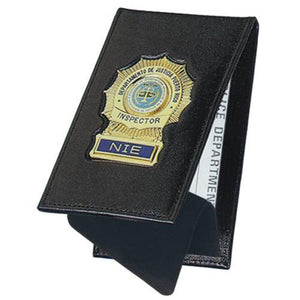 Outside Badge Mount Double ID Case Baltimore County Police
