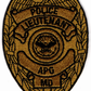 Patch APG Police Badges 3.5"