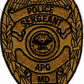 Patch APG Police Badges 3.5"